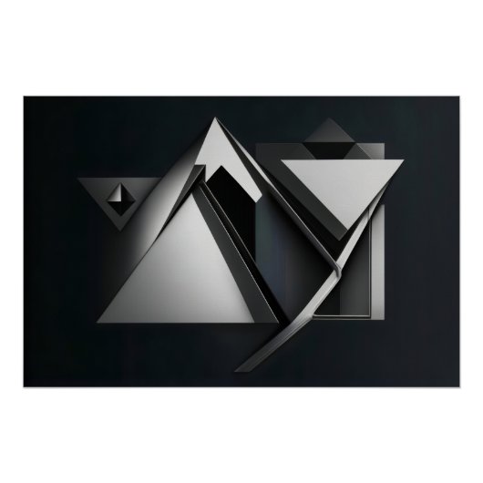 Polygonen Nauwkeurige Overlays Perfect Poster (Voorkant)