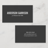 Polygonen | zwart visitekaartje (Voorkant / Achterkant)