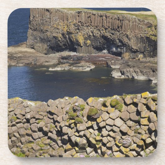Polygoonbasalt, Staffa, op het eiland Mull, Drankjes Onderzetter (Voorkant)