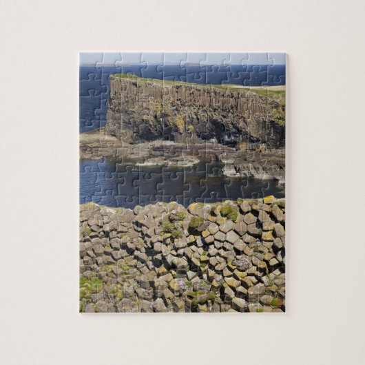Polygoonbasalt, Staffa, op het eiland Mull, Legpuzzel (Verticaal)