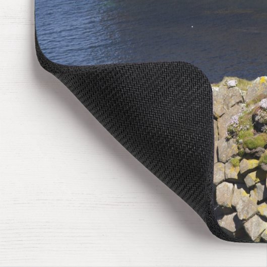 Polygoonbasalt, Staffa, op het eiland Mull, Muismat (Hoek)