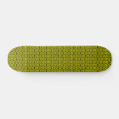Polygoons v2 - zwart en geel skateboard (Horizontaal)