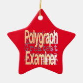 Polygraaf Extraordinaire Keramisch Ornament (Voorkant)