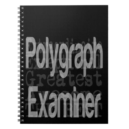 Polygraaf Extraordinaire Notitieboek (Voorkant)