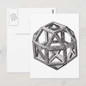 Polyhedra. Briefkaart (Voorkant / Achterkant)