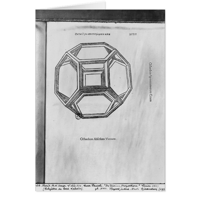 Polyhedron uit de Divina Proportione (Voorkant)