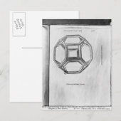 Polyhedron uit de Divina Proportione Briefkaart (Voorkant / Achterkant)