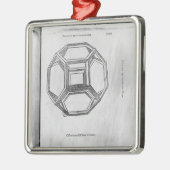Polyhedron uit de Divina Proportione Metalen Ornament (Links)