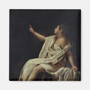 Polyhymnia, de Muse of Lyric Poetry, 1620 Magneet