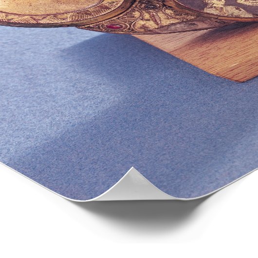 Polylobed elliptisch reliquair poster (Hoek)