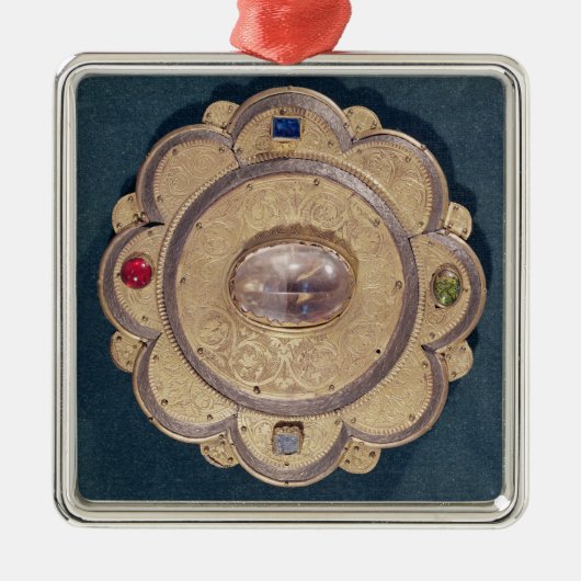 Polylobed reliquary, 13e eeuw metalen ornament (Voorkant)