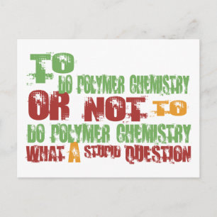 Polymeerchemie Briefkaart