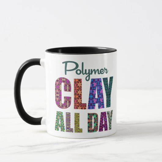 Polymer Clay All Day Mok (Links)
