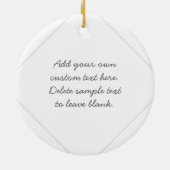 Polymer Clay Artists Personeelsversierend Keramisch Ornament (Achterkant)