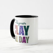Polymer Klei De Helaas Dag Mok (Voorkant links)