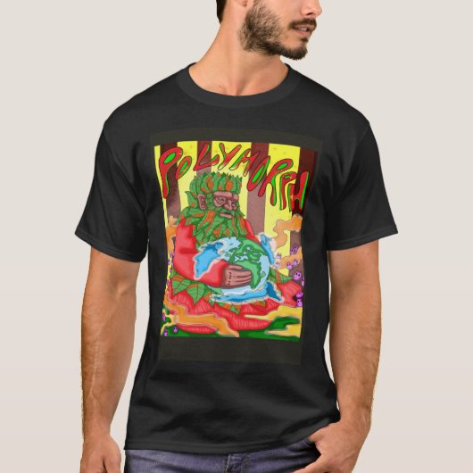 Polymorf Father Earth Green Man T-shirt (Voorkant)