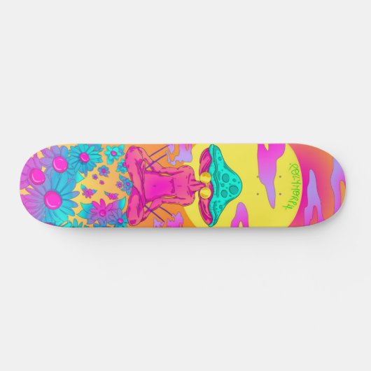 Polymorf Hippie-paddenstoel Persoonlijk Skateboard (Horizontaal)