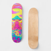 Polymorf Hippie-paddenstoel Persoonlijk Skateboard (Voorkant)