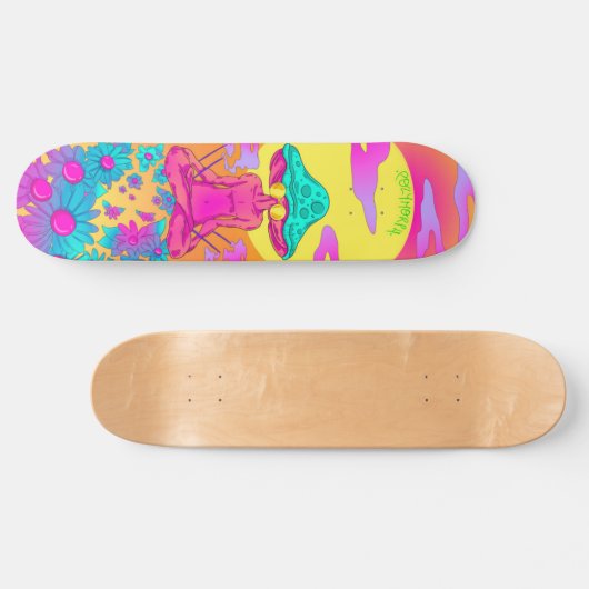 Polymorf Hippie-paddenstoel Persoonlijk Skateboard (Horizontaal)