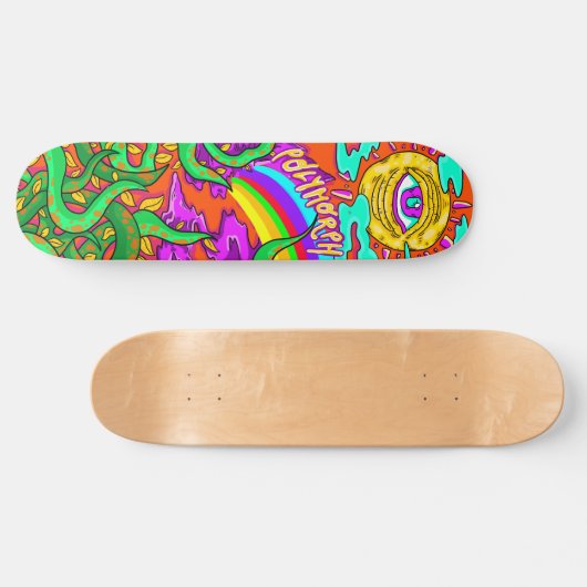 Polymorph All-Seing Eye Skateboard (Horizontaal)
