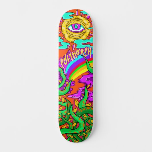 Polymorph All-Seing Eye Skateboard (Voorkant)