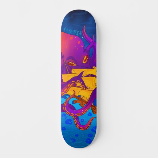 Polymorph Kraken Attack Skateboard (Voorkant)