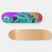 Polymorph Psychedelic Skeleton Skateboard (Horizontaal)
