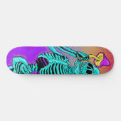 Polymorph Psychedelic Skeleton Skateboard (Horizontaal)