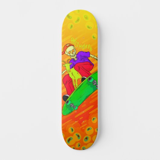 Polymorph Skeleton & Friends Skateboard (Voorkant)