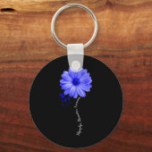 Polymyalgia rheumatica awareness warrior  sleutelhanger (Voorkant)