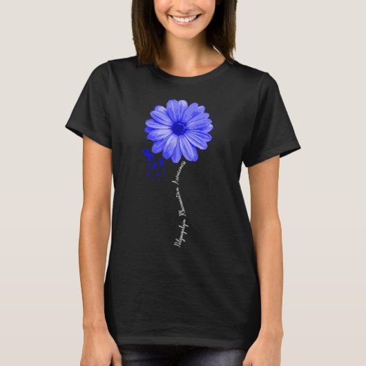 Polymyalgia rheumatica awareness warrior  t-shirt (Voorkant)