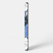 POLYNESIA DROOM (BLAUW) iPhone HOESJE (Linkerkant)