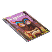 Polynesia Tiki-masker Notitieboek (Rechterzijde)
