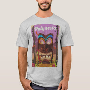 Polynesia Tiki-masker T-shirt