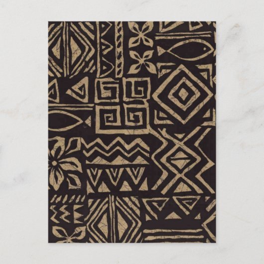 Polynesiaans Briefkaart van het Ontwerp (Voorkant)