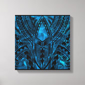 Polynesiaans patroonontwerp canvas afdruk (Voorkant)