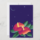 Polynesiaanse Floral Tiki - Uitnodiging voor tropi (Voorkant)