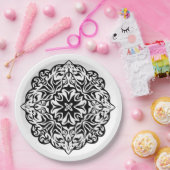 Polynesiaanse Maori-tattoo mandala etnische kunst Papieren Bordje (Feest)