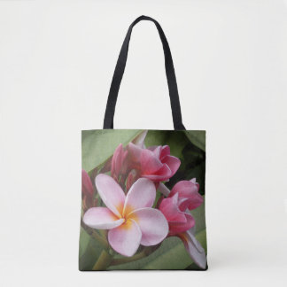 Polynesiaanse Plumeria-Canvas tas