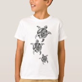 Polynesiaanse schildpad t-shirt (Voorkant)