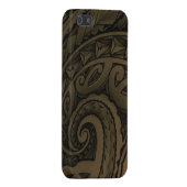 Polynesiaanse telefooncel iPhone hoesje (Achterkant Rechts)