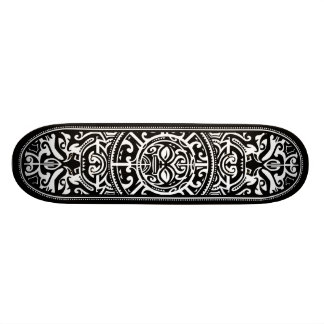 Polynesiaanse tribaal hout skateboard