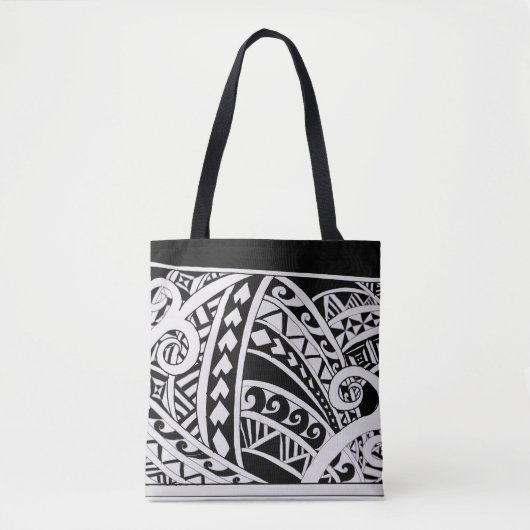 Polynesiaanse tribale Canvas tas (Voorkant)