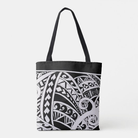Polynesiaanse tribale Canvas tas (Achterkant)