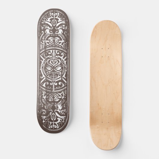 Polynesiaanse tribale loopgrage persoonlijk skateboard (Voorkant)