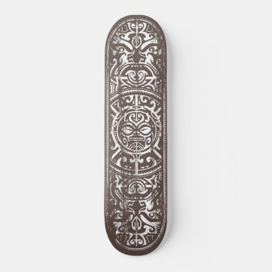 Polynesiaanse tribale loopgrage persoonlijk skateboard (Voorkant)