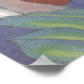 'Polynesiaanse vrouw en Tiki' - Arman Manookian Poster (Hoek)