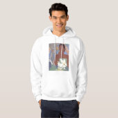'Polynesiaanse vrouw en Tiki' - Hoodie (Voorkant volledig)