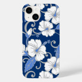 POLYNESIAN DREAM (BLUE) Hoesje-Mate iPhone CASE (Achterkant)