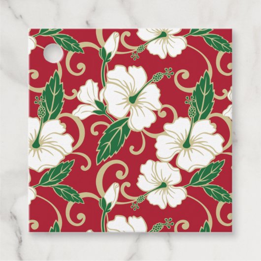 POLYNESIAN DREAM (CHRISTMAS) BEDANKJES LABELS (Voorkant)